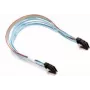 Supermicro CBL-SAST-1256-100 cabo Serial Attached SCSI SAS 56 cm Slimline X4 4x SATA