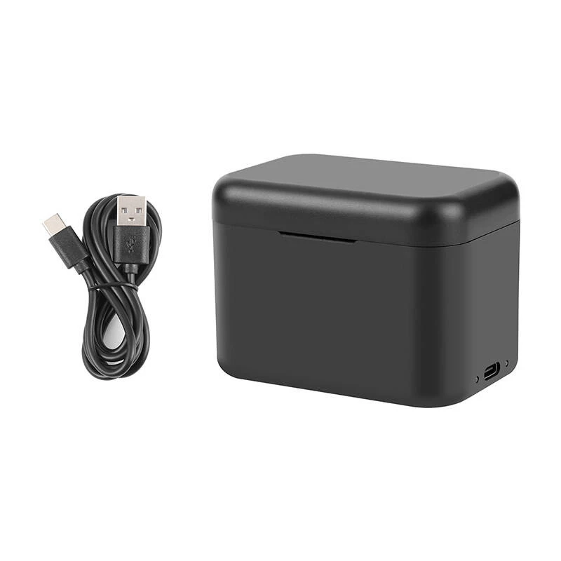 Estojo de carregamento Puluz PU999B para Insta360 X4 — preto, para baterias de câmara e cartões de memória