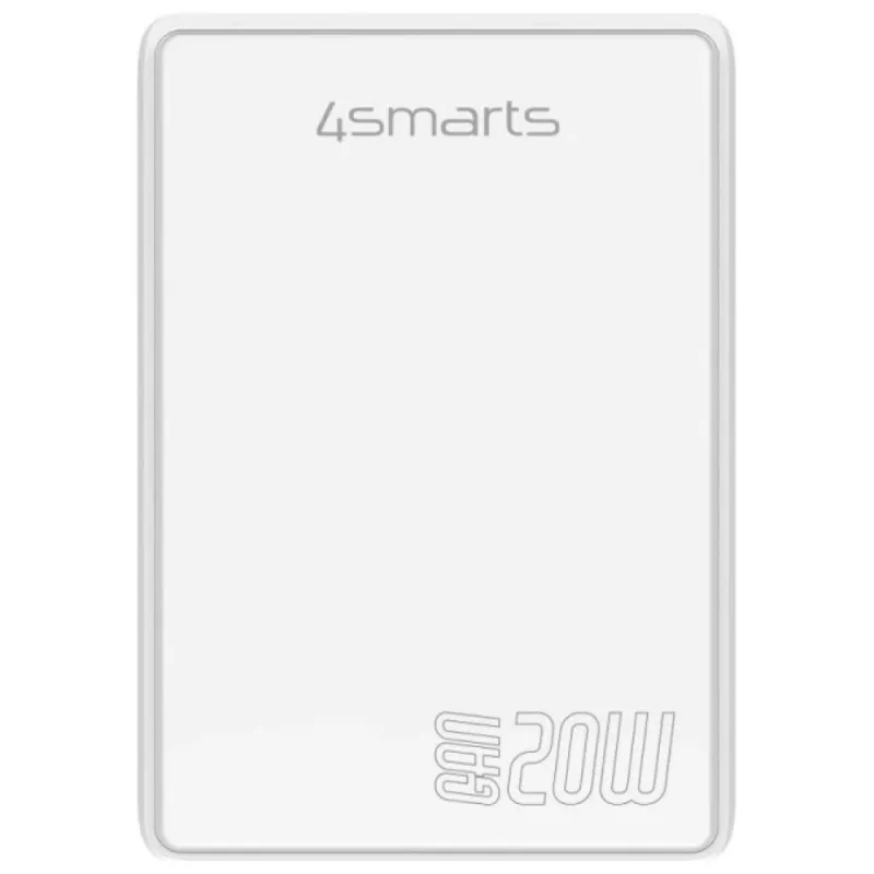 Carregador de interior 4smarts 546020 universal branco carregamento rápido AC