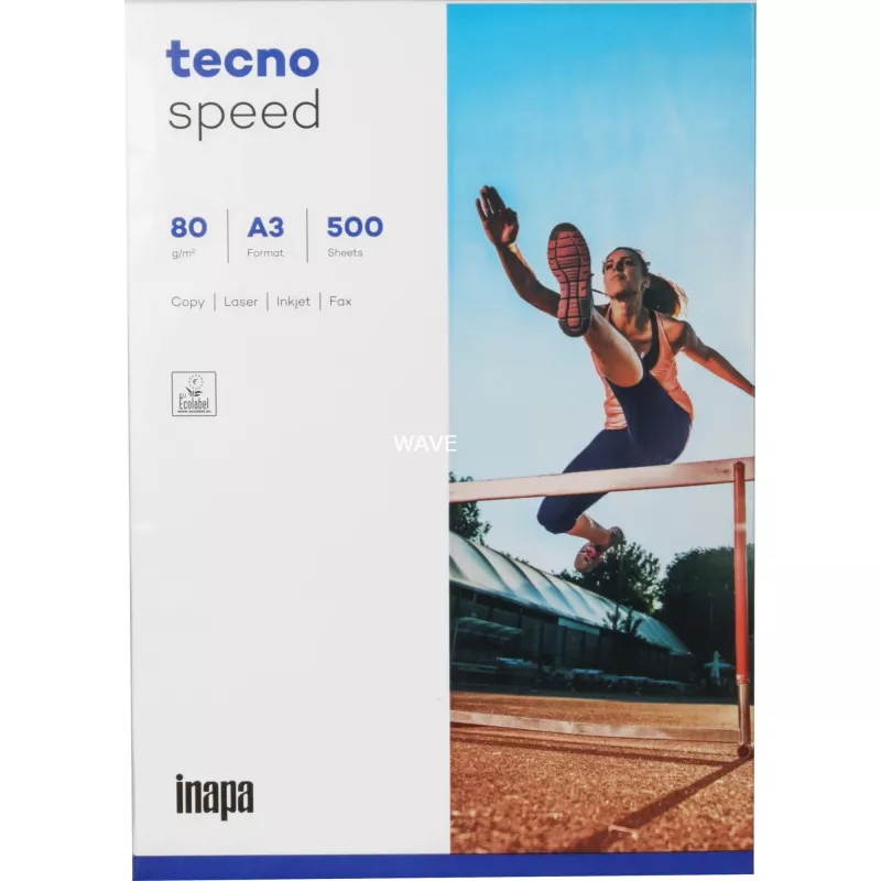 Papel de impressão A3 inapa-tecno Tecno Speed 500 folhas branco