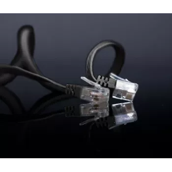 Cabo de rede ShiverPeaks SP713-SLS preto 3 m Cat6 U/UTP