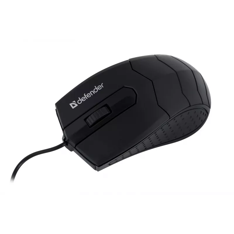 Defender HIT MB-530 rato ótico com fios, 1000 DPI, preto