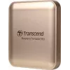 Disco SSD Transcend 2 TB USB Type-C dourado ESD420