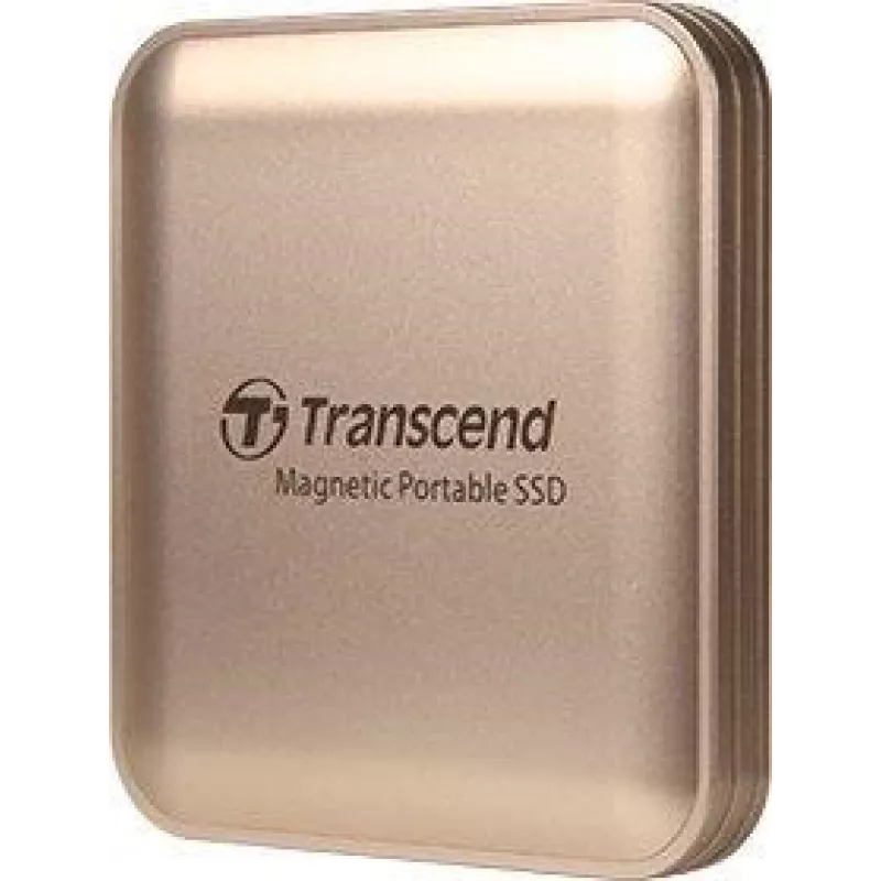Disco SSD Transcend 2 TB USB Type-C dourado ESD420