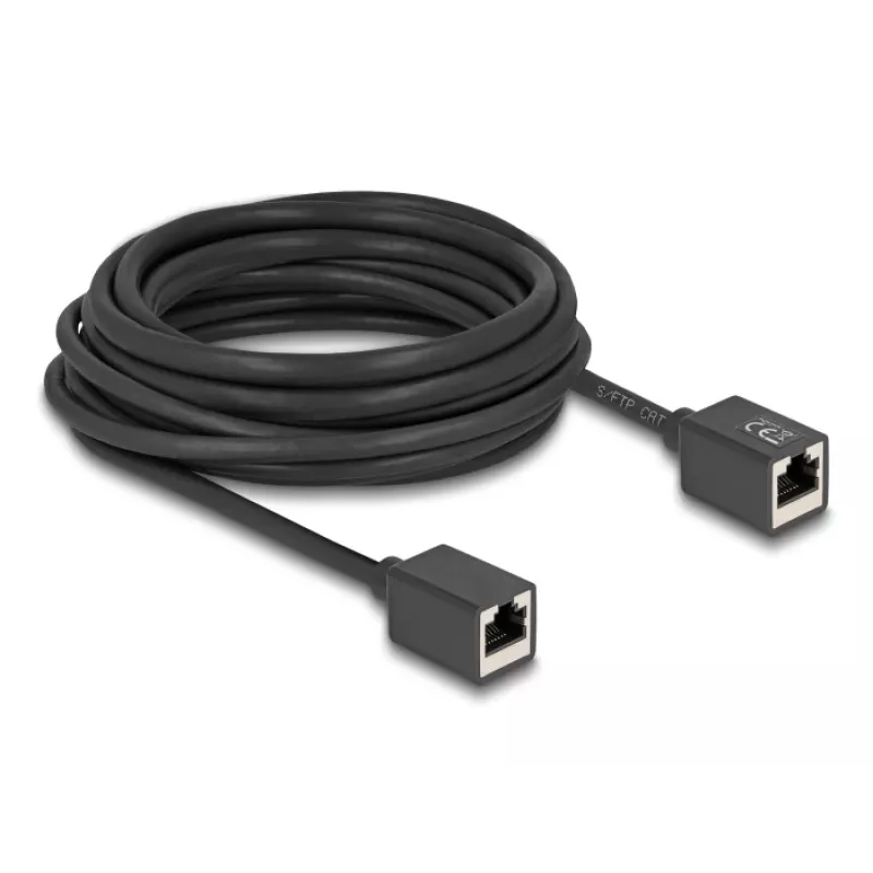Cabo de rede DeLOCK 90334 RJ-45 Cat6a 7,5 m preto