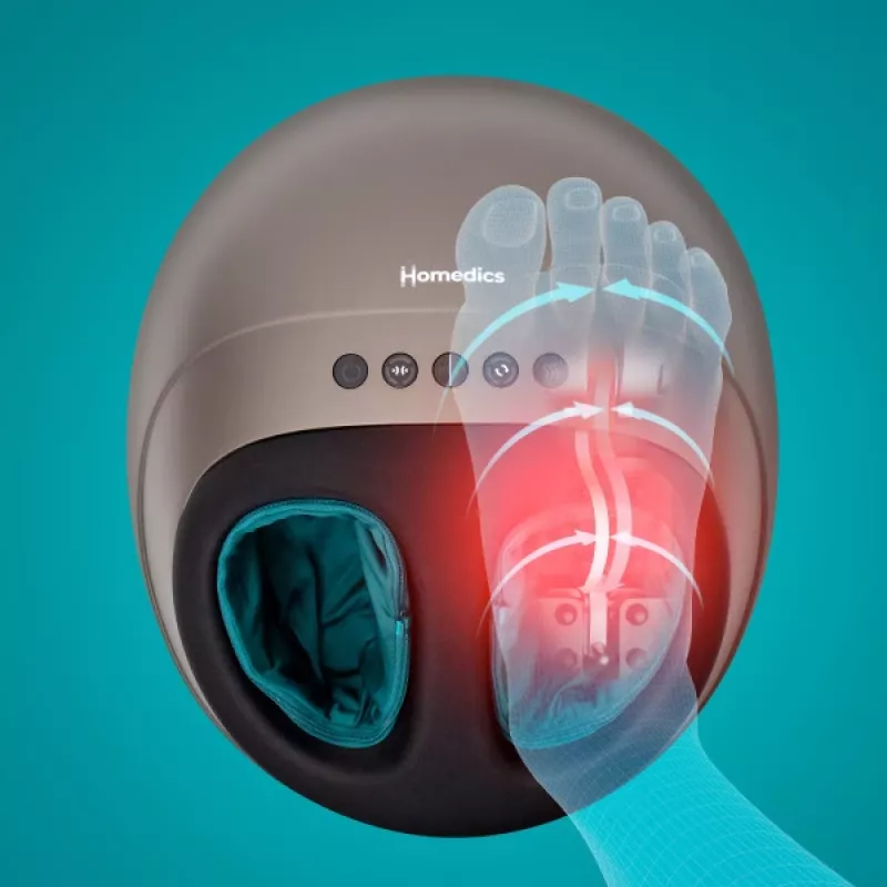 Massajador de pés HoMedics FMS-350HGY-EU Shiatsu com compressão de ar