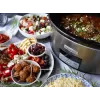 Panela de cozedura lenta Crock-Pot CSC063X 7,5 L, 320 W, caixa em aço inoxidável, tigela de cerâmica removível