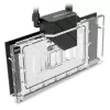 Arrefecedor de água Alphacool 14488 acrílico latão nylon preto transparente