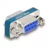 Filtro anti-interferências RF/EMI DeLOCK D-Sub 9 pinos macho para fêmea passa-baixo indutivo