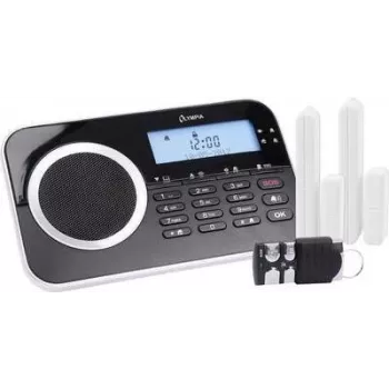 Sistema de alarme de segurança Olympia Protect 9730 preto - branco (6018)
