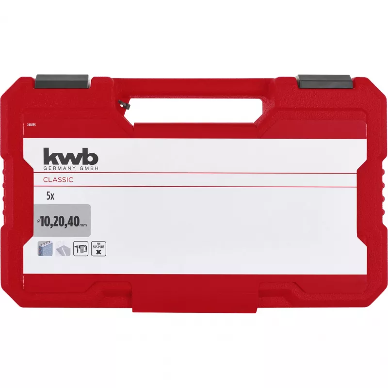 Conjunto de cinzéis KWB 240285, 5 peças, encabadouro SDS-Plus