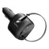 Belkin 75W 2-Port w Retractable USB-C Cbl Car - Cabo (CCC001HQBK)