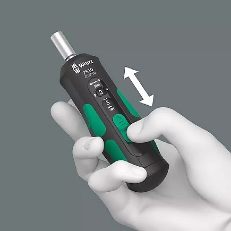 Wera 7510 Kraftform Safe-Torque Speed chave de fendas dinamométrica, 1-3 Nm, 1/4″