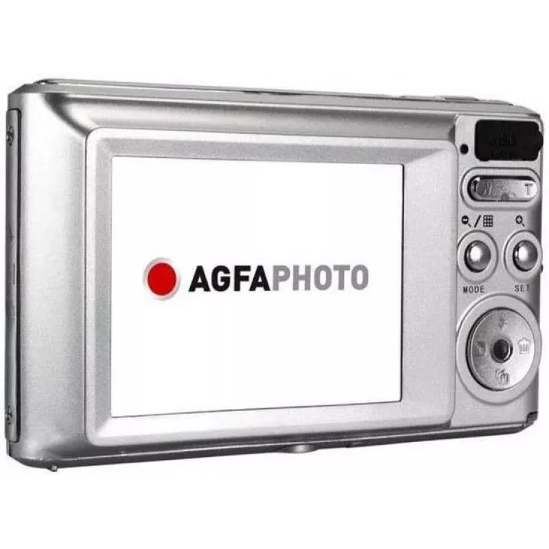 AgfaPhoto DC5200 - Câmara digital - Câmara compacta - 21,0 MPix - 720p - prateado (DC5200-SIL)
