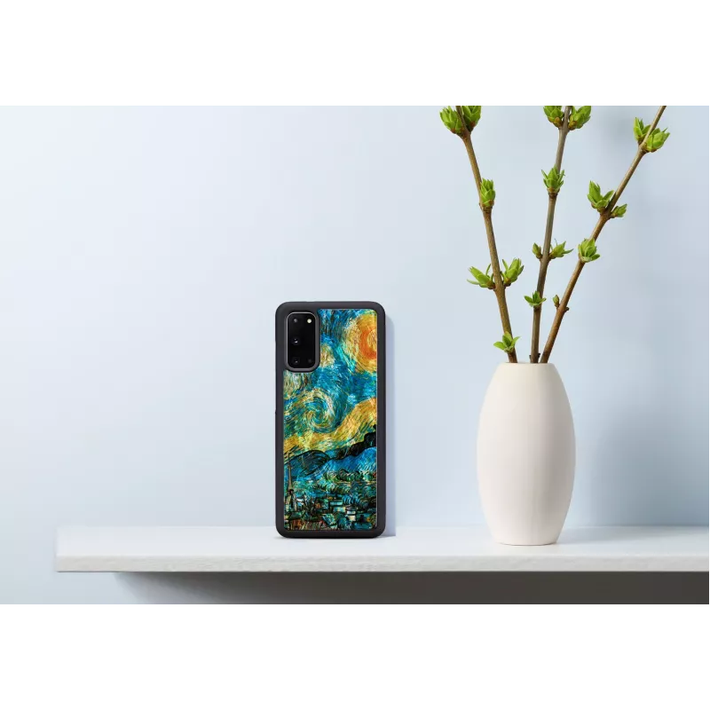 Capa de proteção iKins para Samsung Galaxy S20 – design noite estrelada preto