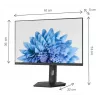 Monitor LCD | THOMSON | 27 | 1920 x 1080 píxeis | Full HD | Formato nativo 16:9 | Plano | M27FB5C15