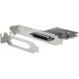 Placa PCIe série Exsys EX-46024 — 4 portas RS-232 com cabo Octopus