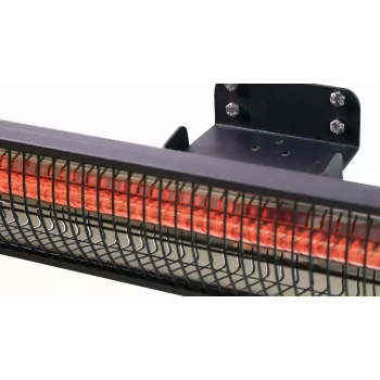 Aquecedor infravermelho SUNRED RD-DARK-25, 2500 W, Montagem na parede, IP55, preto