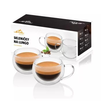 ETA | Xícaras de lungo | ETA518091010 | Para café | 2 unid. | Pode ir à máquina de lavar loiça | Vidro