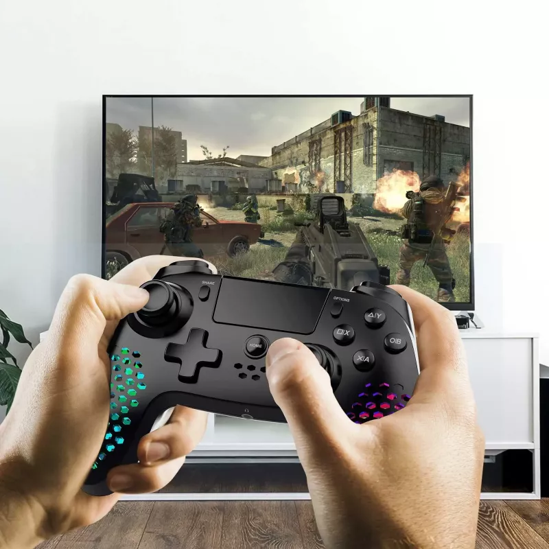 Comando Subsonic SA5654 preto Bluetooth USB PC PlayStation 4 3