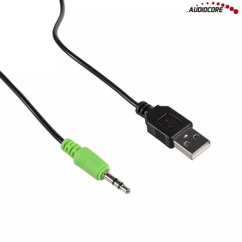 Audiocore AC805 altifalantes estéreo 2.0 PC 6W preto