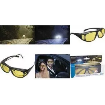 Óculos de visão noturna WEDO 271 47599 — tonalidade amarela polarizada para condução e luz crepuscular