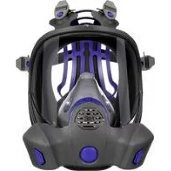 Máscara integral de proteção respiratória 3M Secure Click FF-802 sem filtro tamanho M EN 136 (FF-802)