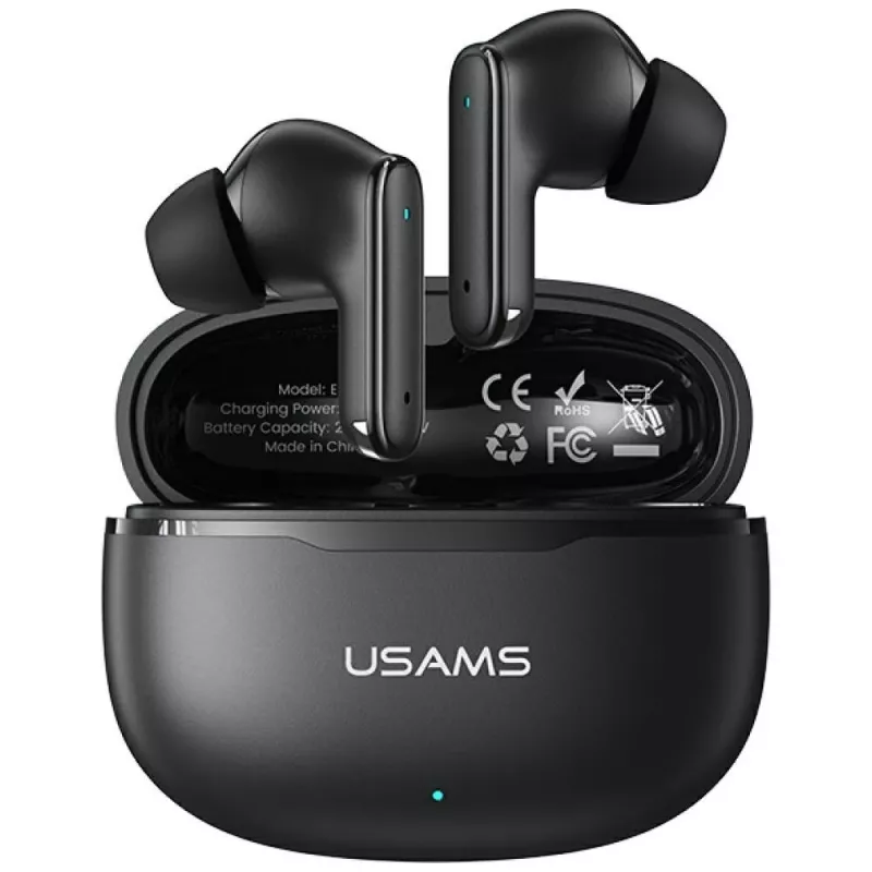 Auscultadores Bluetooth Usams E05 TWS preto