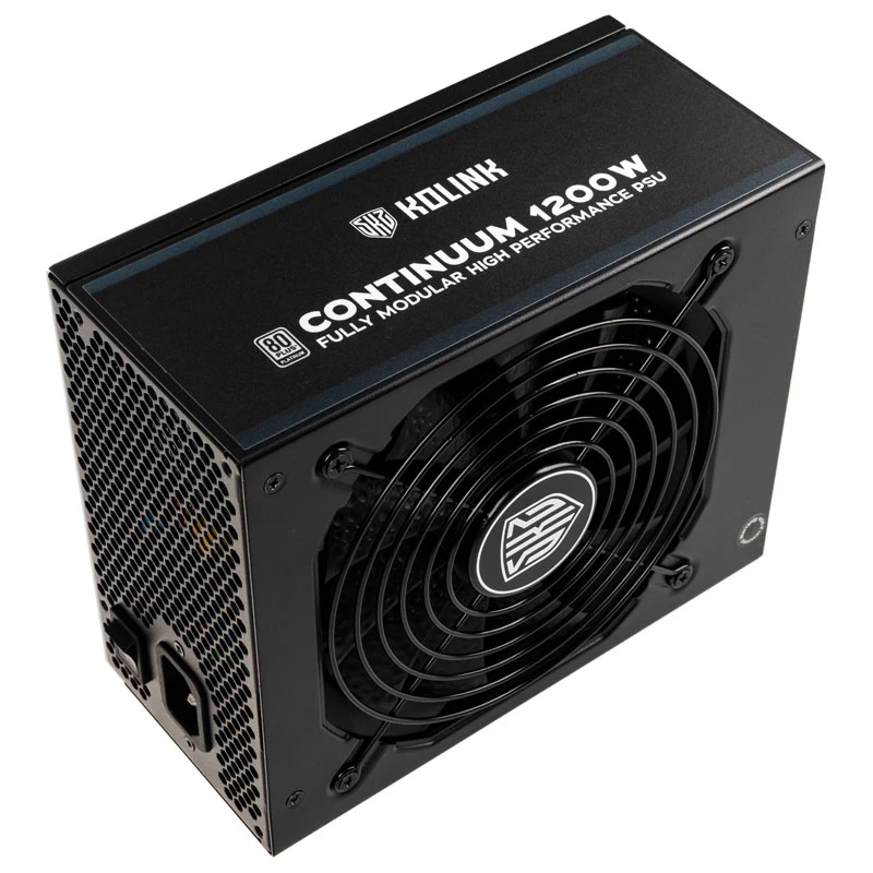 Fonte de alimentação Kolink Continuum 80 PLUS Platinum modular 1200W
