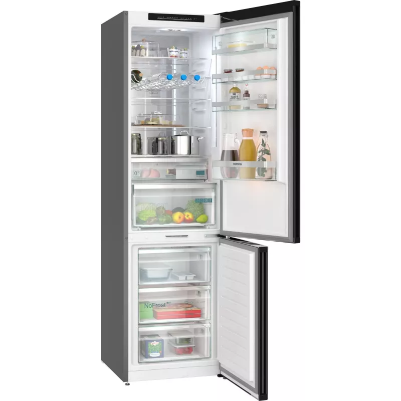 Combinado frigorífico-congelador Siemens KG39NSBBF de instalação livre 363 L, NoFrost, 33 dB, preto