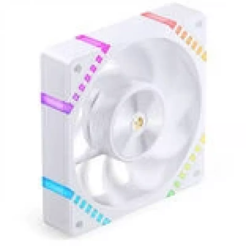 Ventoinha de caixa de 120 mm Jonsbo HF2-120 Branco — Reverse Blade, PWM, ARGB