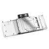 Bloco de água e backplate para GPUs BitsPower BP-VG3090EVXC3 — acrílico, cobre, aço cromado niquelado, 125,4 × 263,7 × 25 mm