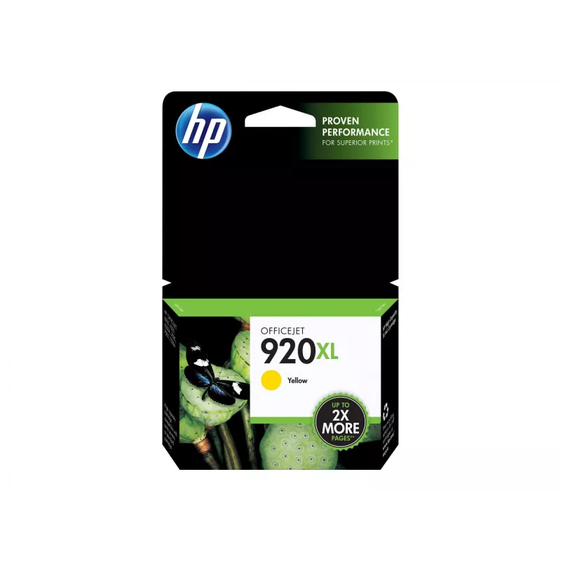 HP 920XL Cartucho de tinta original amarelo de alto rendimento, Amarelo, 1 unid., 700 páginas