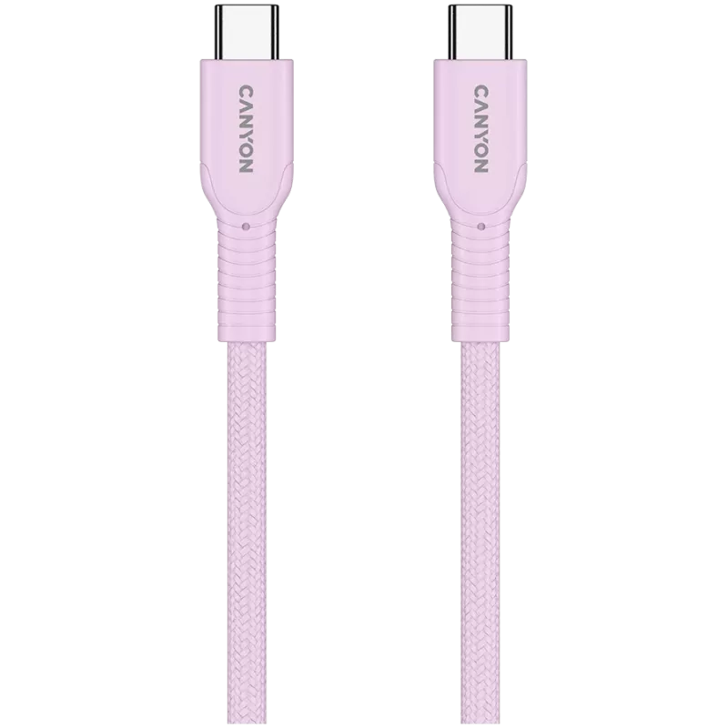 Cabo CANYON OnWire 60CL C-C 60W COLOR entrançado 1m rosa