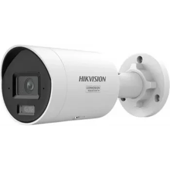 Câmara de vigilância IP bullet Hikvision Pro Series DS-2CD2087G3-LI2UY/SL (ColorVu, 2,8 mm, 3840×2160) interior e exterior, montagem na parede