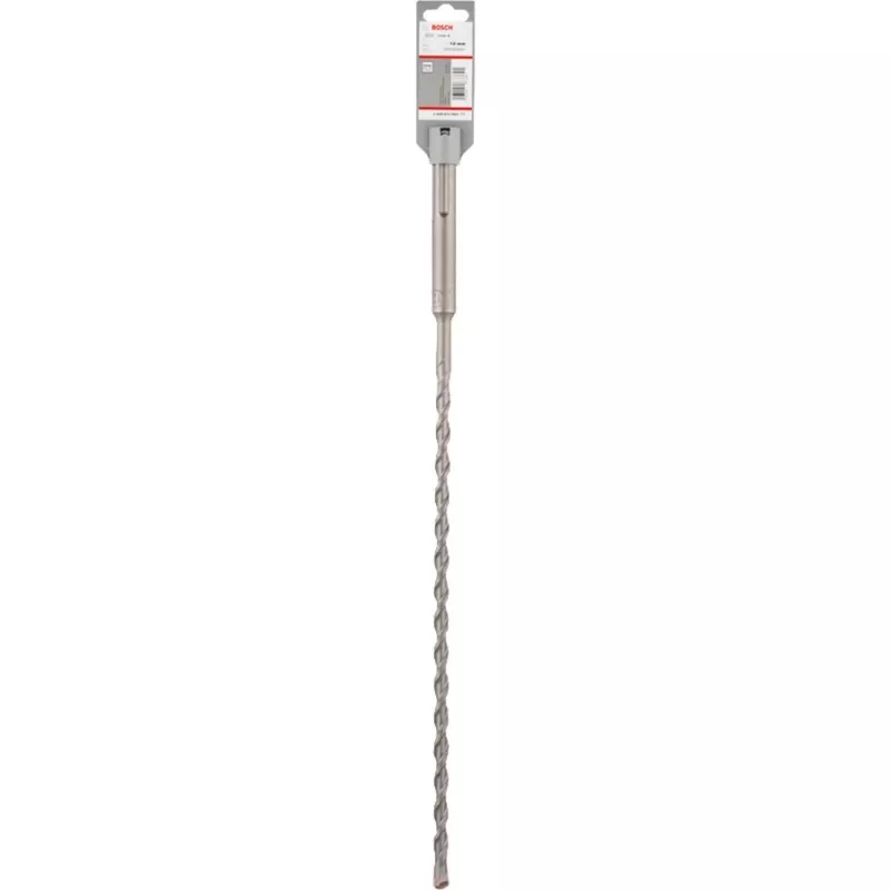 Bosch SDS max-4 2608833960 broca para martelo, 12 mm, comprimento útil 400 mm, para betão, alvenaria, pedra
