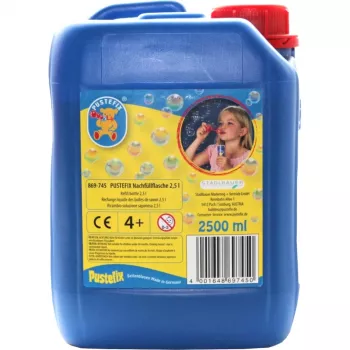 Frasco de recarga 2,5 litros, bolas de sabão