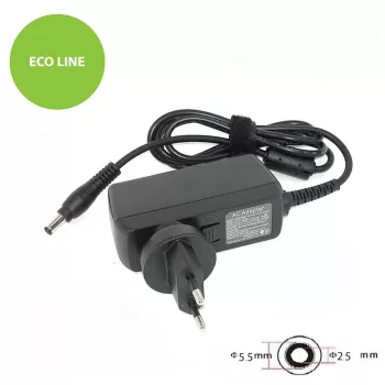 Fonte de alimentação para portátil ASUS 45W: 19V, 2,37A