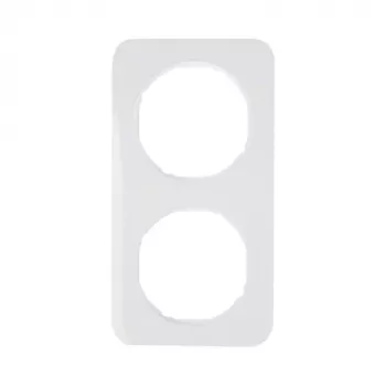 Placa de parede Berker 10122189 branco design sem parafusos