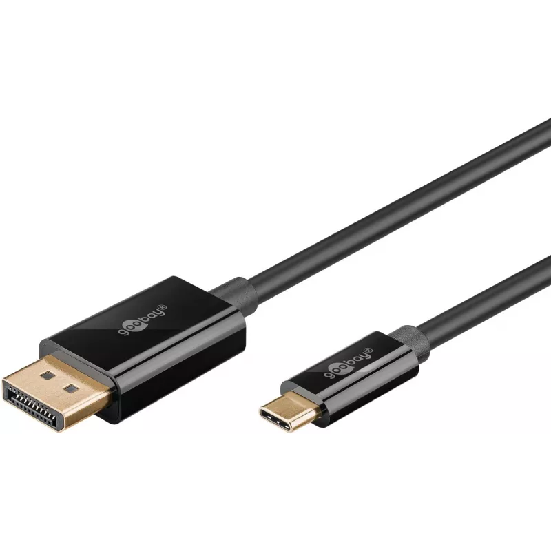 Cabo USB-C para DisplayPort GOOBAY 75704, 1 m, até 4K@60Hz