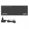 Splitter HDMI Manhattan 4K@60Hz 8 portas com downscaling, distribui um sinal de entrada HDMI para oito saídas HDMI (1x8), 18G, interruptor EDID para downscaling, preto