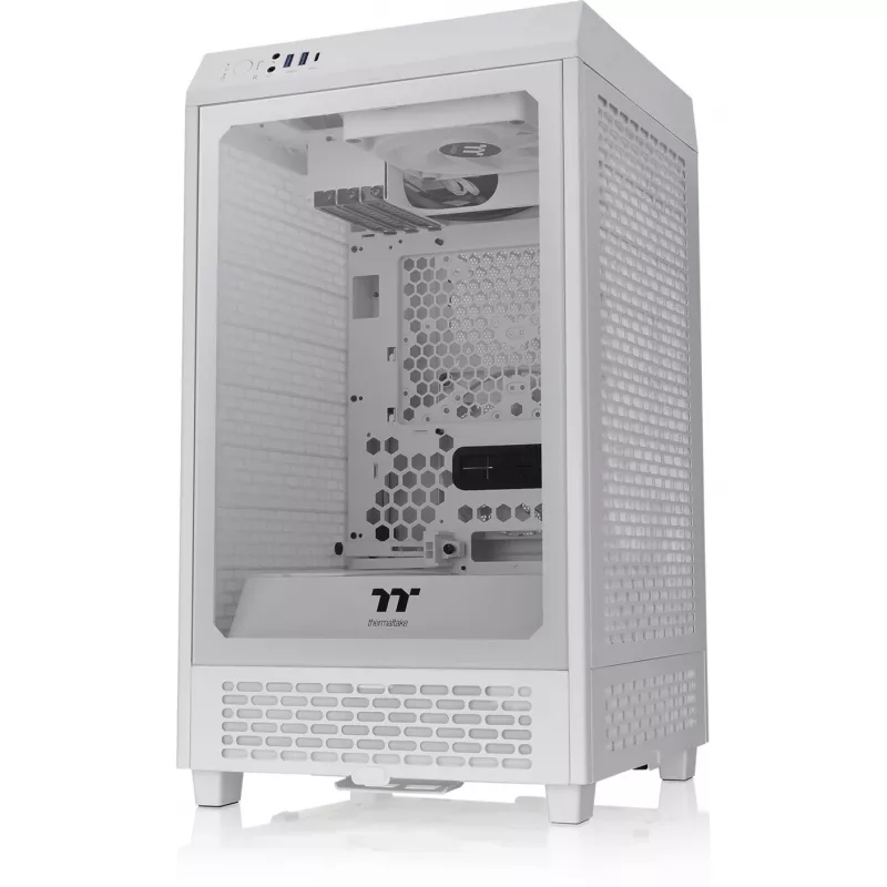 Thermaltake The Tower 200 Caixa Micro-Tower Mini-ITX com janela lateral branca
