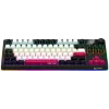 LORGAR KBP70TKLW, Teclado de gaming mecânico TKL sem fios Pro, preto/vermelho, layout EN