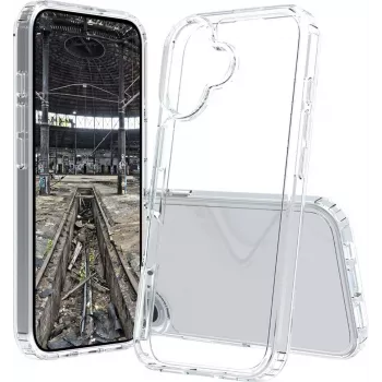 Capa de proteção traseira jt berlin Pankow Clear para Apple iPhone 17 — transparente