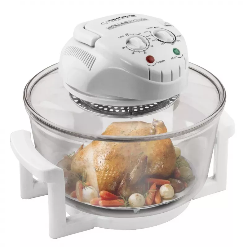 Aquecedor halogéneo ESPERANZA EKO003 — 12 L, 1400 W, máx. 250 °C, branco