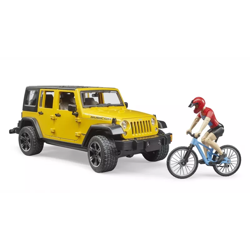 Brinquedo Jeep BRUDER 02543 para tema de BTT e ciclismo, ABS, multicolorido, a partir de 4 anos