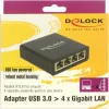 Hub de interface DeLOCK 62966 preto