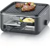 Grelhador de raclette Severin RG 2360 4 pessoas 800 W preto