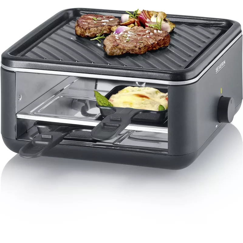 Grelhador de raclette Severin RG 2360 4 pessoas 800 W preto