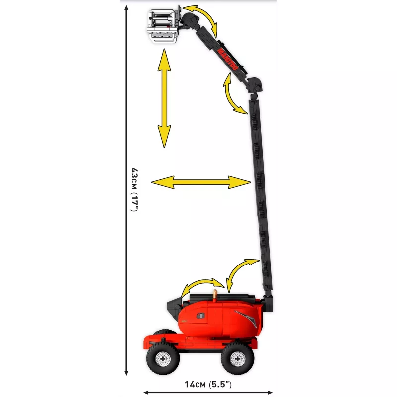 COBI Manitou 280 TJ Blocos 347 peças a partir de 6 anos